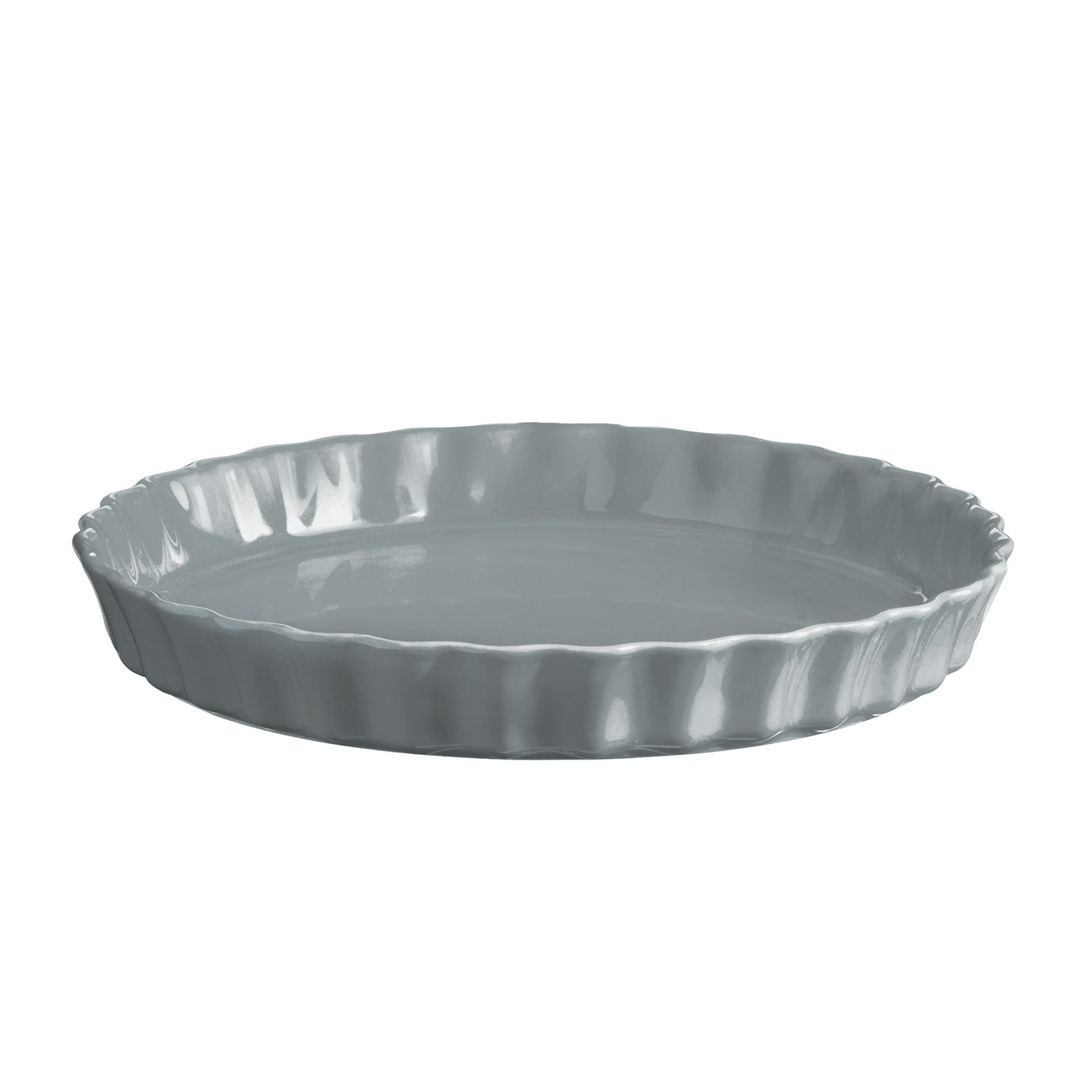Emile Henry 11.6" x 1.6" Tart Dish, Fog