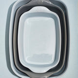 Emile Henry Small Rectangle Baking Dish Ultime, 11.5" X 7.5", Fog