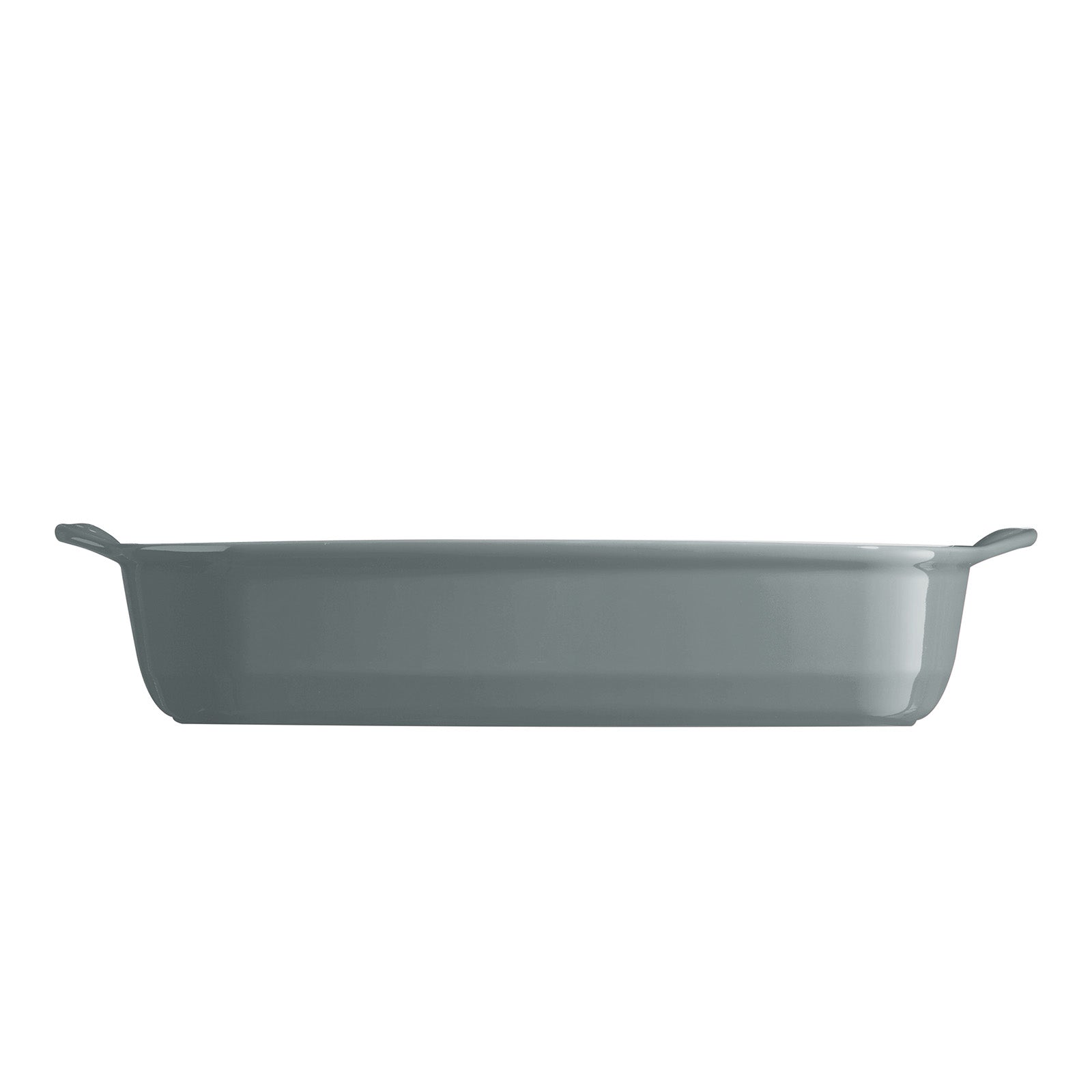 Emile Henry Large Rectangle Baking Dish Ultime, 16.5" X 10.5", Fog