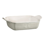 Emile Henry HR Modern Classics Individual Rectangular Baker, 8" x 5.5", Pearl Gray