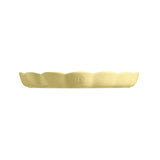 Emile Henry Madeleine Fluted Tart Dish, 12.2-Inch, Vanilla