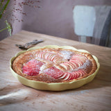 Emile Henry Madeleine Fluted Tart Dish, 12.2-Inch, Vanilla