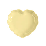 Emile Henry Madeleine Heart Shaped Cake Dish, Vanilla