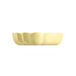 Emile Henry Madeleine Heart Shaped Cake Dish, Vanilla