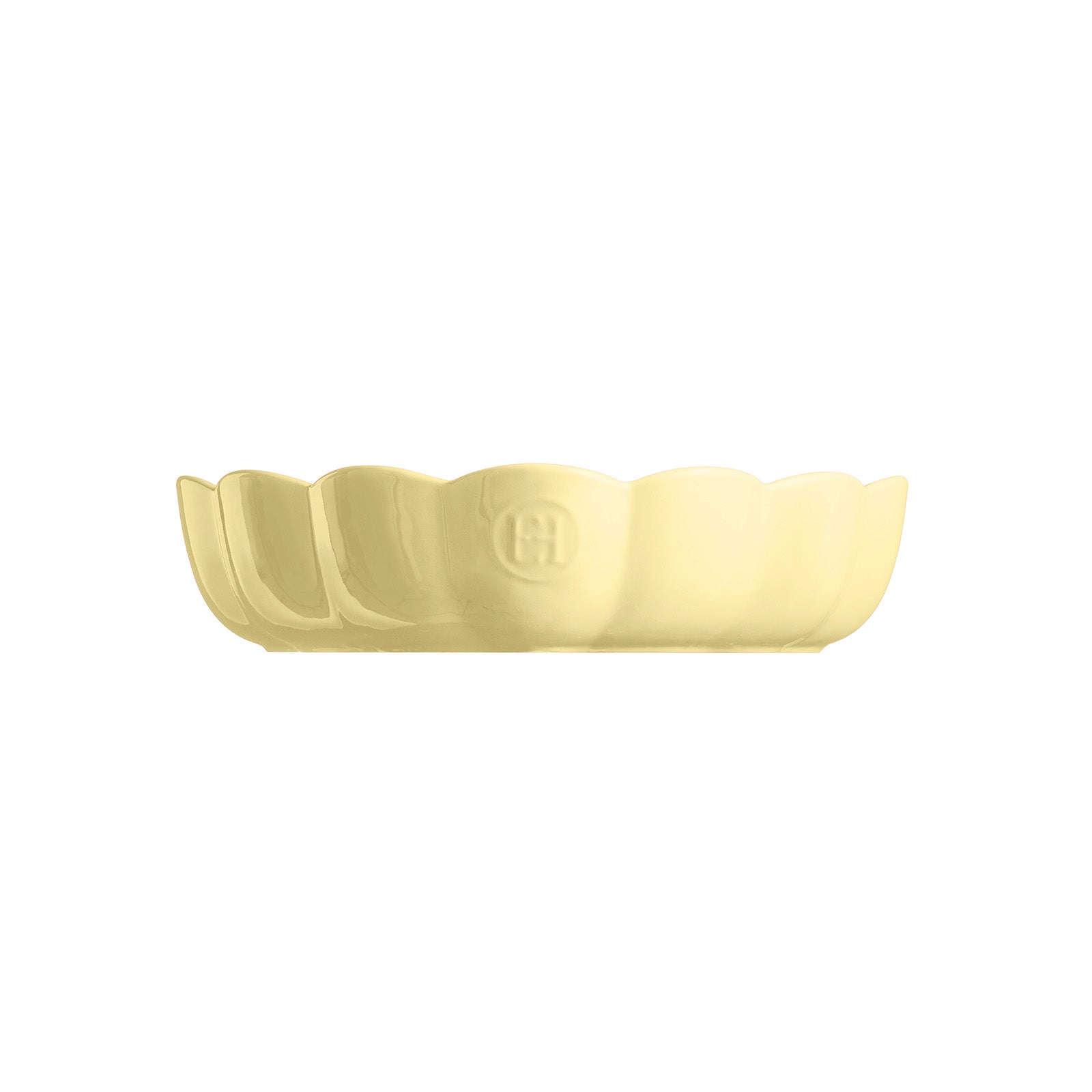 Emile Henry Madeleine Heart Shaped Cake Dish, Vanilla