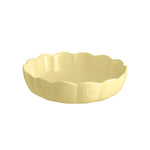 Emile Henry Madeleine Round Cake Dish, Vanilla
