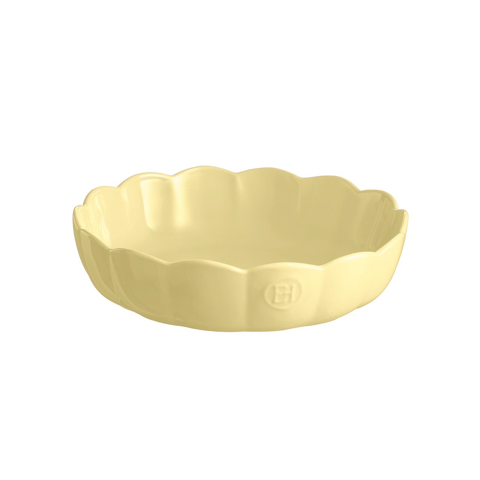 Emile Henry Madeleine Round Cake Dish, Vanilla