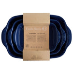 Emile Henry Rectangular Baking Dish, Set of 3, 1.25 qt, 2.4 qt, 3.8 qt, Twilight