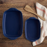 Emile Henry Rectangular Baking Dish, Set of 3, 1.25 qt, 2.4 qt, 3.8 qt, Twilight