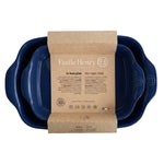 Emile Henry Rectangular Baking Dish, Set of 2, 1.25 qt, 2.4 qt, Twilight