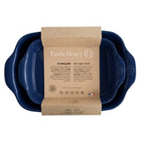 Emile Henry Rectangular Baking Dish, Set of 2, 1.25 qt, 2.4 qt, Twilight