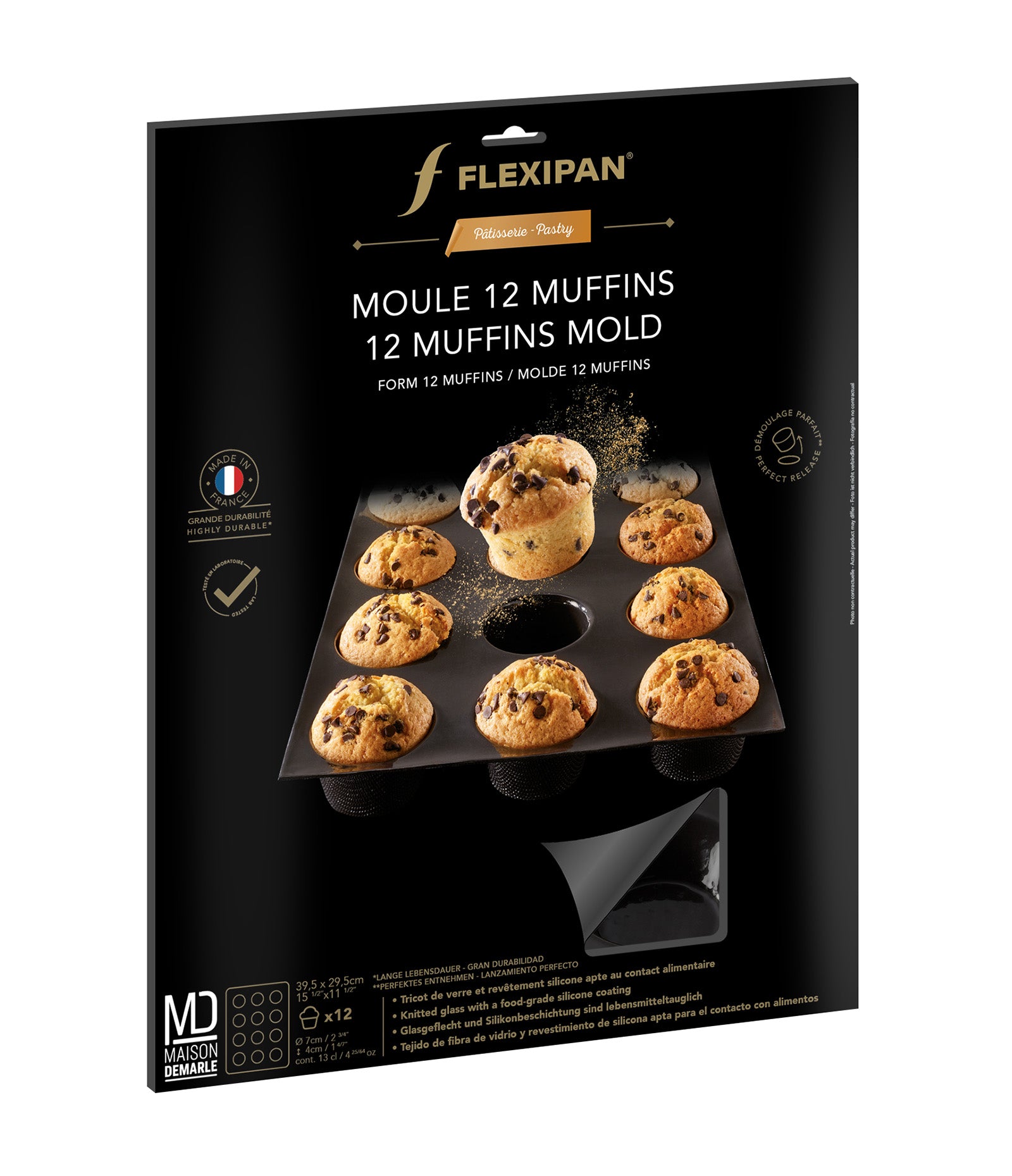Silpat Flexipan 12 Muffins Premium Silicone Baking Pan