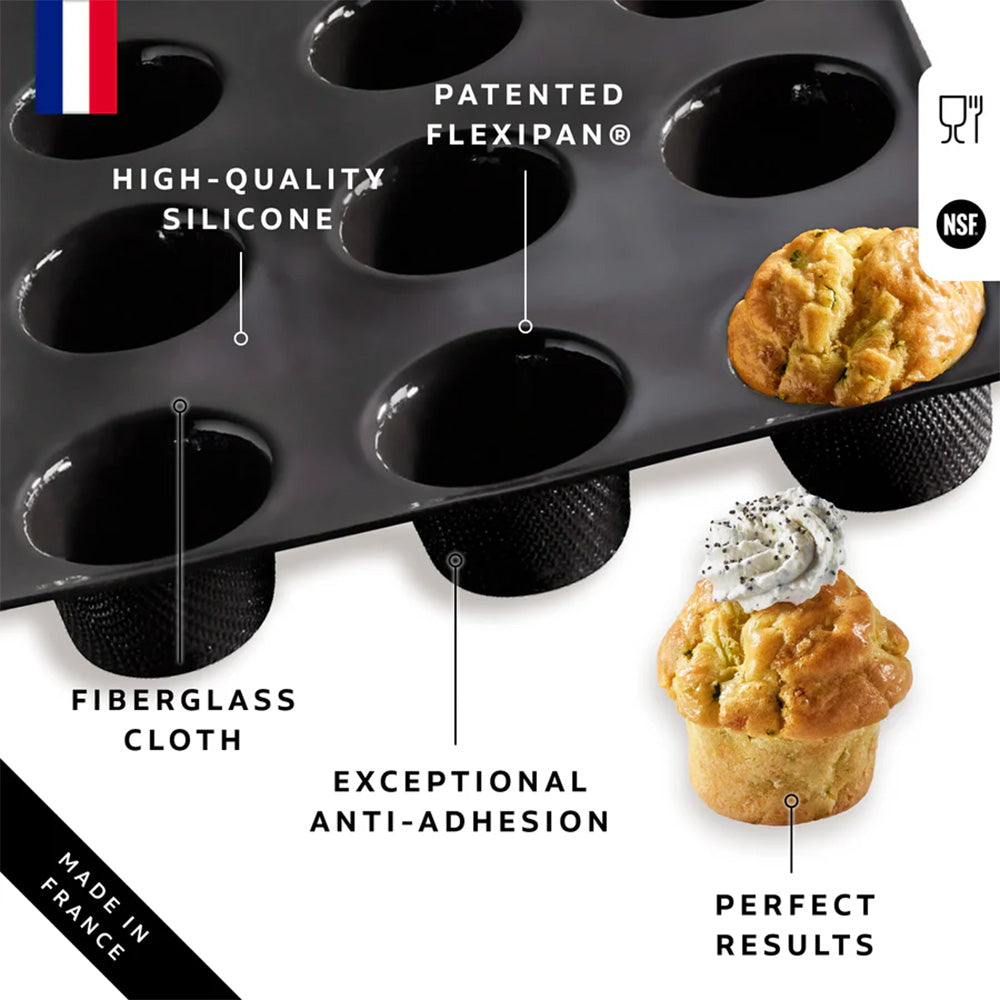Silpat Flexipan 12 Mini-Muffins Mold