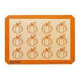 Silpat Premium Pumpkin Non-Stick Half Sheet Size Silicone Baking Mat, 11-5/8 x 16-1/2