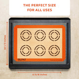 Silpat Large Perfect Cookie Non-Stick Silicone Baking Mat, 11-5/8" x 16-1/2"