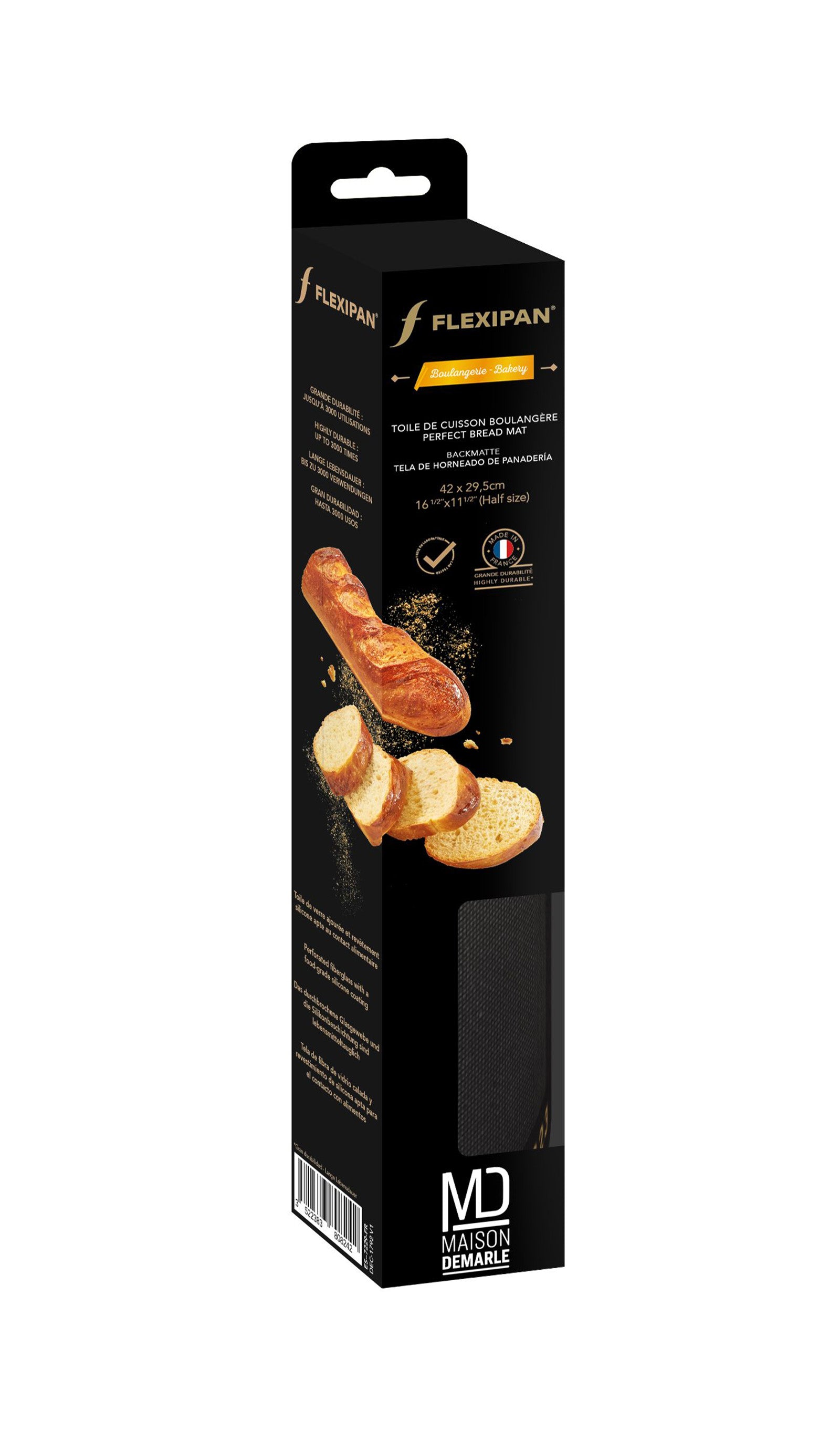 Silpat Flexipan Quarter Size Premium Silicone Bread Baking Mat