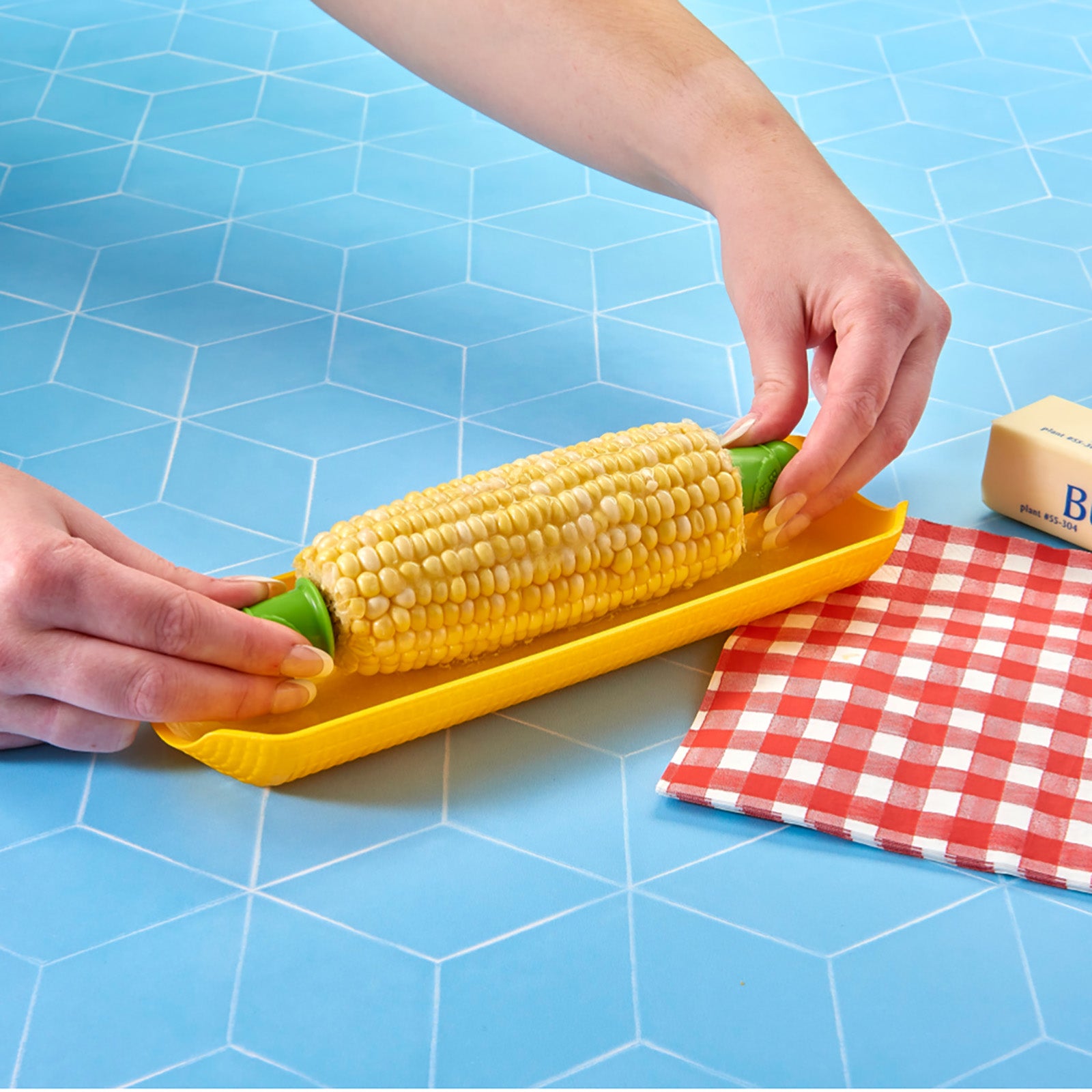 Talisman Designs Corn on the Cob 3-Piece Tool Set – Butter Keeper, Boats & Stripper