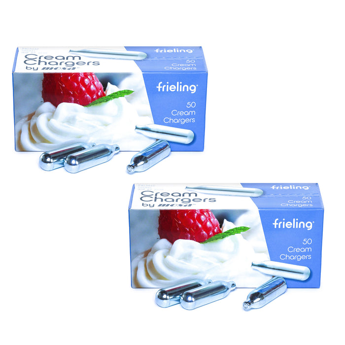 Frieling by Mosa Cream Whipper N₂O Chargers 8g, 100 Pack