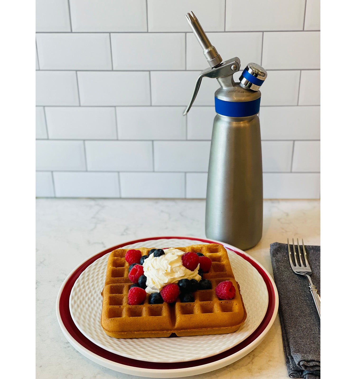 Frieling by Mosa Master Whipper Professional Cream Whipper, 0.5 Liter