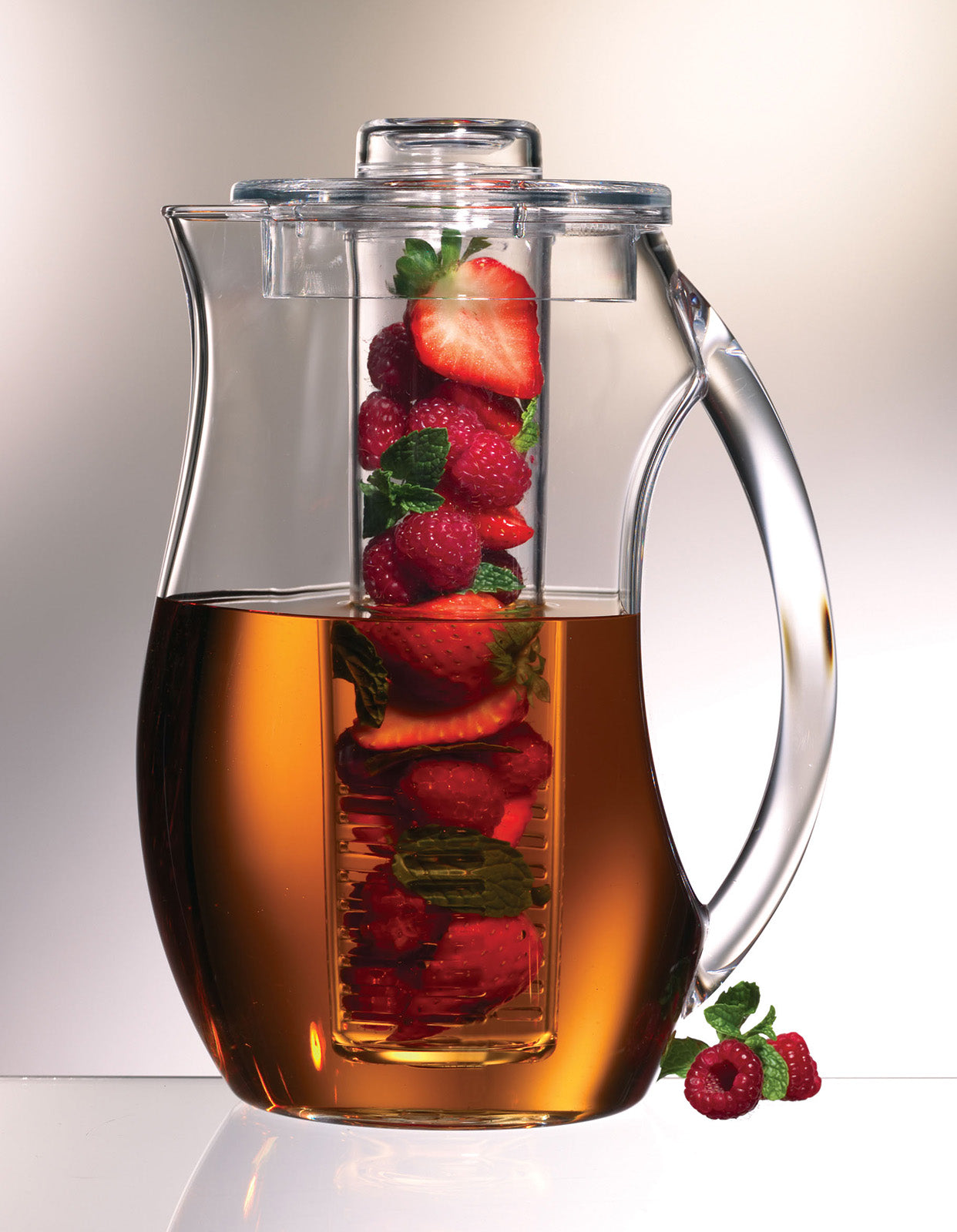 Prodyne Fruit Infusion Pitcher, Natural Fruit Flavor, Acrylic