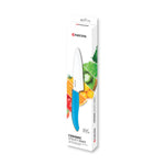 Kyocera Revolution Ceramic 4.5-Inch Utility Knife, Blue