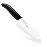 Kyocera Revolution Ceramic 5-1/2 Inch Santoku Knife, Black