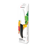 Kyocera Revolution Ceramic 5-1/2 Inch Santoku Knife, Black