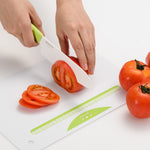 Kyocera Revolution Ceramic 5-1/2 Inch Santoku Knife, Green