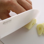 Kyocera Revolution Ceramic 5-1/2 Inch Santoku Knife, Red