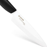 Kyocera Revolution 4-Piece Ceramic Knife Set - 7" Chef's Santoku, 5.5" Santoku, 4.5" Utility & 3" Paring Knives