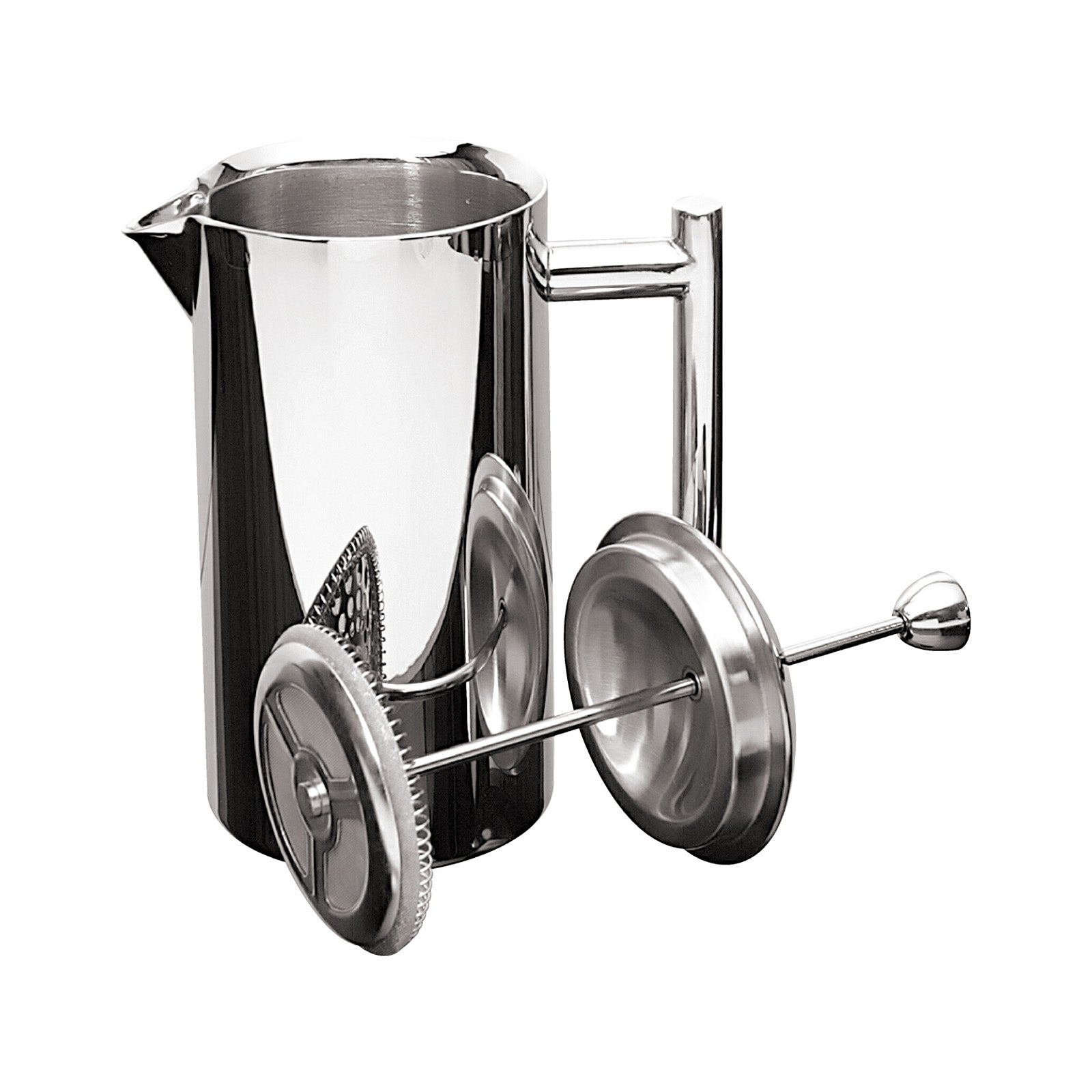 Frieling Polished 18/10 Stainless Steel French Press Coffee Maker, 17-ounce