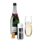 Final Touch Bubbles Sparkling Wine & Champagne Opener for Effortless Cork Popping