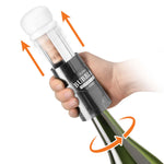 Final Touch Bubbles Sparkling Wine & Champagne Opener for Effortless Cork Popping