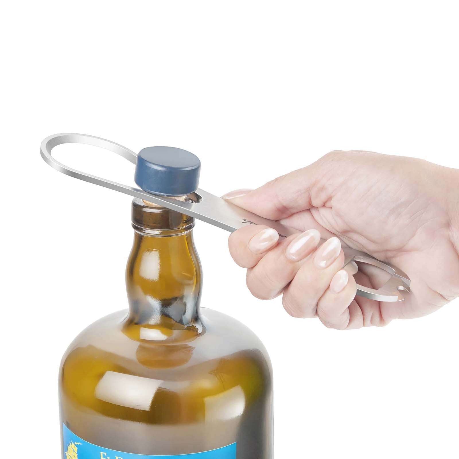 Final Touch ProBlade+ Speed Bottle Opener & Spout Remover, Stainless Steel
