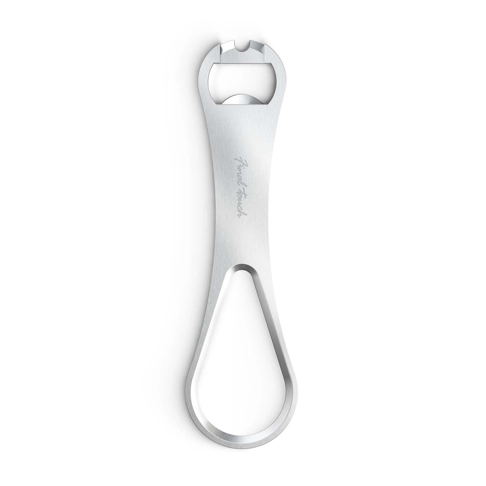 Final Touch ProBlade+ Speed Bottle Opener & Spout Remover, Stainless Steel