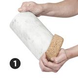 Final Touch Marble & Cork Wine Chiller