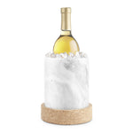 Final Touch Large Cork & Marble Wine Chiller, Natural Marble & Portuguese Cork