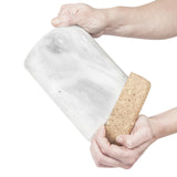 Final Touch Large Cork & Marble Wine Chiller, Natural Marble & Portuguese Cork