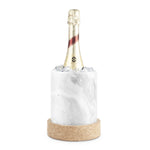 Final Touch Large Cork & Marble Wine Chiller, Natural Marble & Portuguese Cork