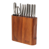 Global Kanpeki 10-Piece Knife Block Set, Acacia