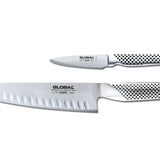 Global 7.5 Inch Chef's Knife & 3 Inch Paring Knife Set
