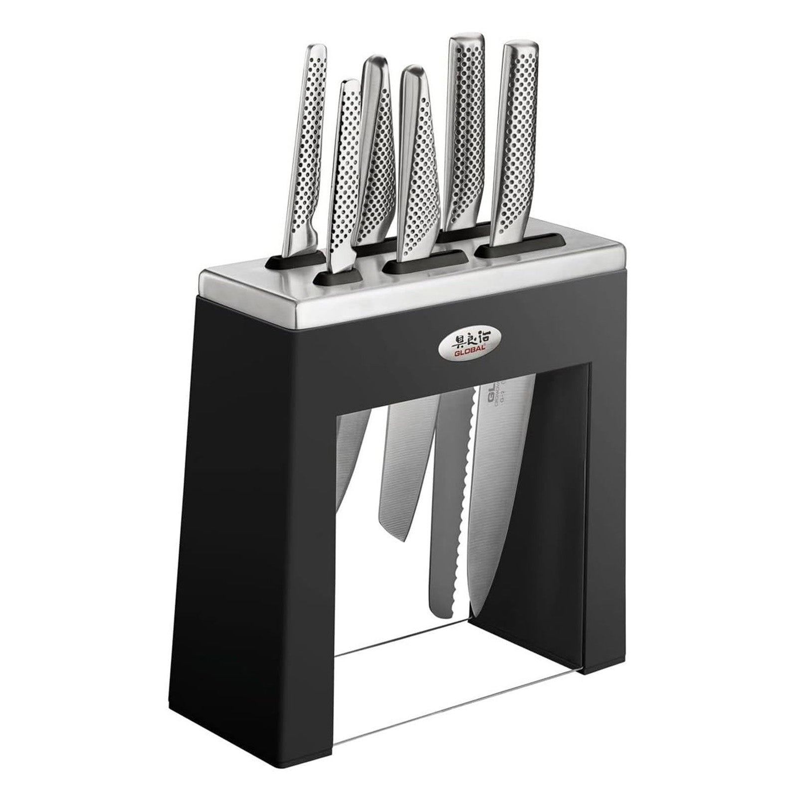 Global 7-Piece Kabuto Knife Block Set