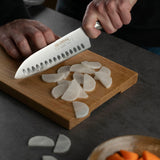 Global 7-Inch Hollow Ground Santoku Knife