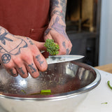 Global 3 Piece Knife Set with Santoku - Hollow Ground, Utility and Paring Knife