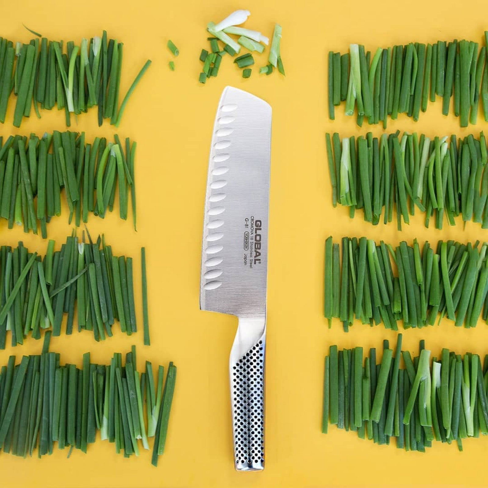 Global 7 Inch Vegetable Knife, Hollow Ground