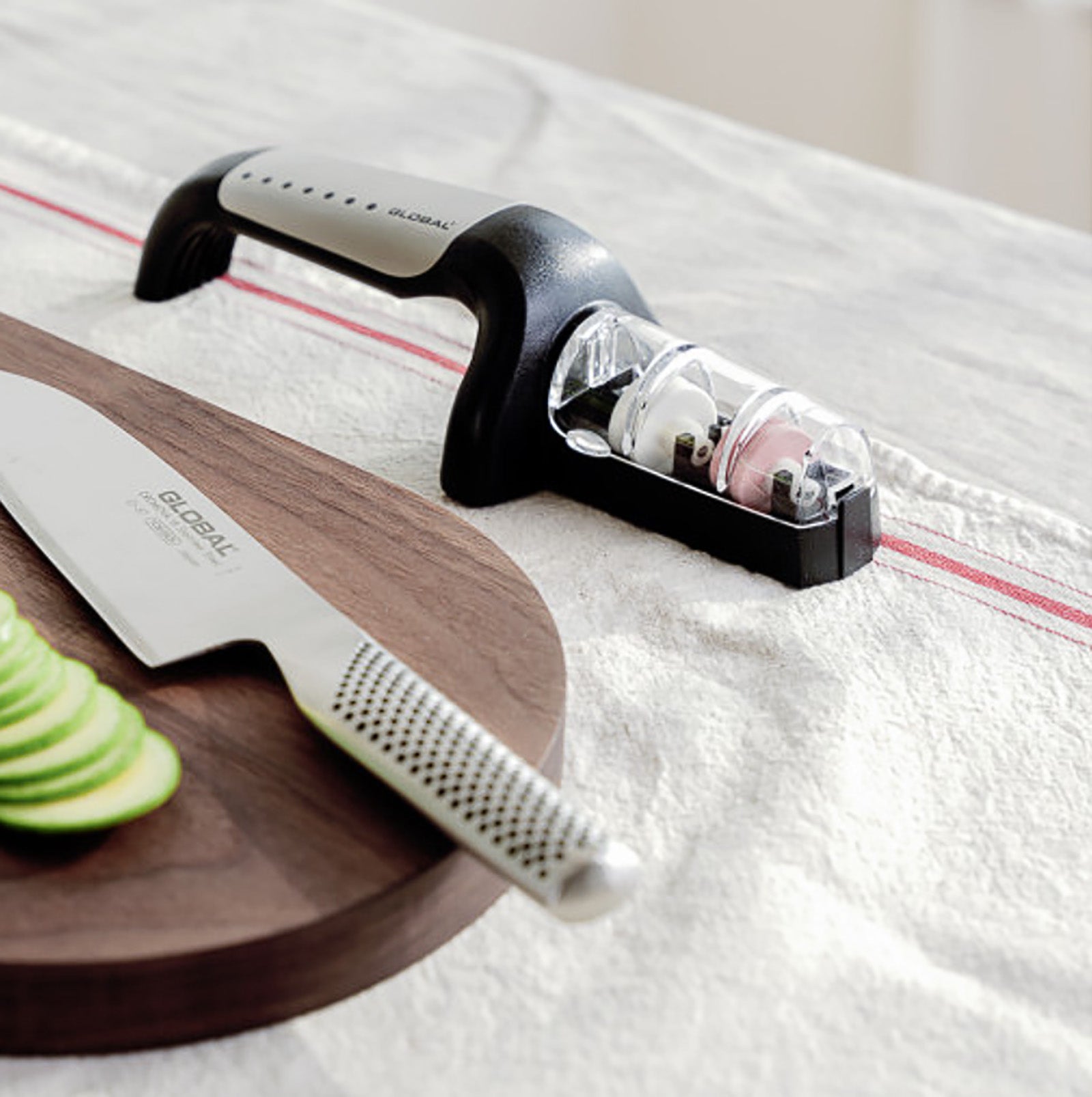 Global Ceramic Water Sharpener, Stainless