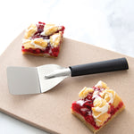 Rada 2 Piece Pie and Dessert Serving Set with Gift Box, Black Handles