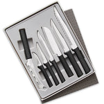 Rada 7 Piece Starter Knife Set Part 2 with Gift Box, Black Handles
