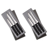 Rada 3 Piece Cooking Essentials Knife Set with Gift Box, Black Handless, Set of 2