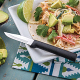 Rada 6 Piece All-Star Paring Knife Gift Set, Black Handles